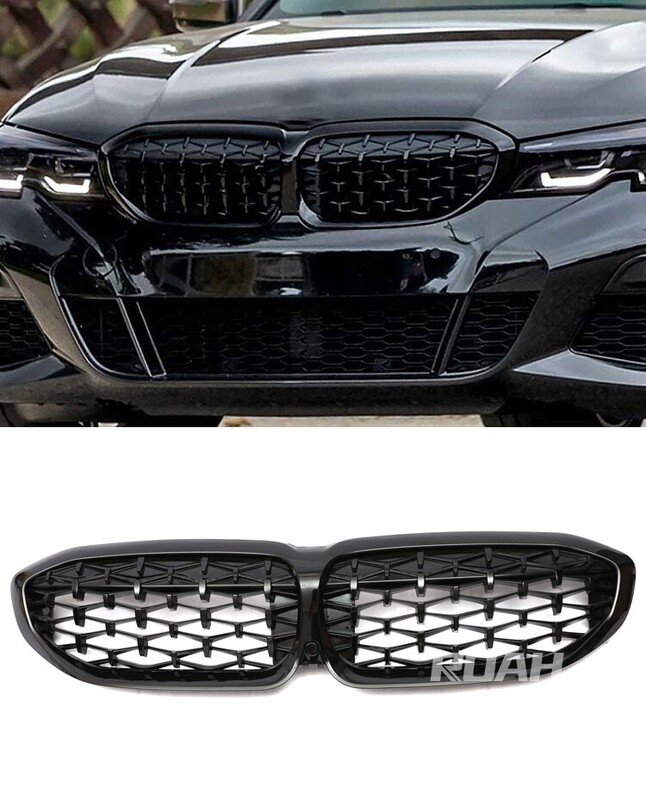 Gril frontal Rinichi pentru BMW G20 Sedan,G21 Touring,G28 Sedan,3 serie diamond Style Nergu