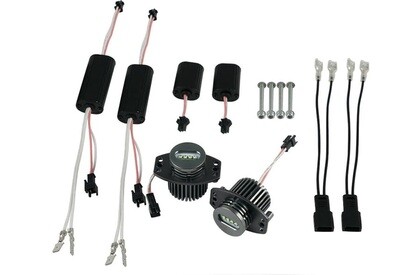 2 x BMW E90 E91 40W Marker Faruri LED pentru Angel Eyes Alb 2005-2009