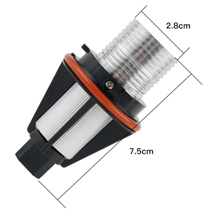 2 x BMW E39 E53 E60 E61 E63 E64 E65 E66 E83 E87 Marker Faruri LED pentru Angel Eyes Albastru 10W