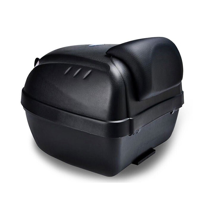 Cutie Portbagaj Motocicleta Scuter ATV 28L Valiza Negru Reflectorizant Lacat