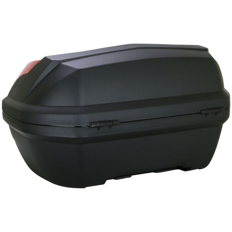 Cutie Portbagaj Motocicleta Scuter ATV 38L Valiza Negru Reflectorizant Lacat