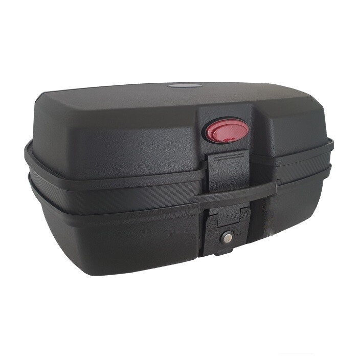 Cutie Portbagaj JDR Motocicleta Scuter ATV 32L Valiza Negru Reflectorizant Lacat