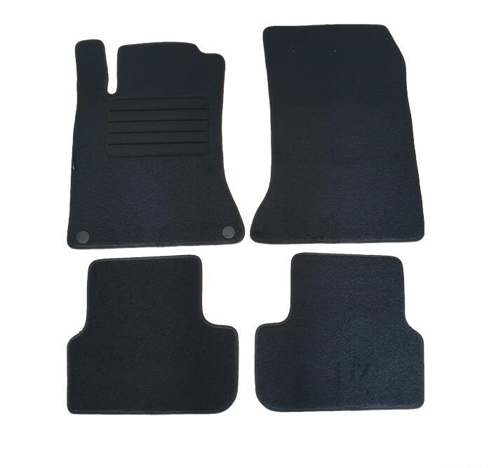 Covorase Mocheta pentru MERCEDES A-Klasse W176 2012+ 4 Bucati Negru