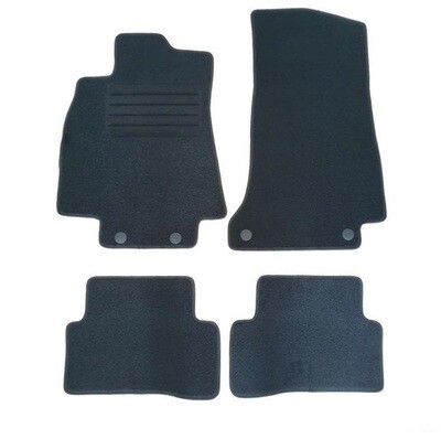 Covorase Mocheta pentru MERCEDES C-Klasse W205 2014+ 4 Bucati Negru