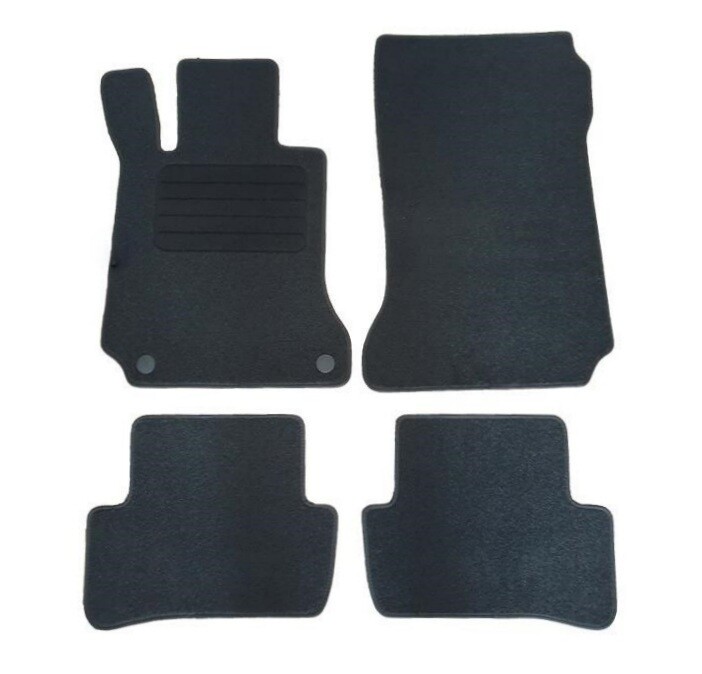 Covorase Mocheta pentru MERCEDES C-Klasse W204 2008-2014 4 Bucati Negru