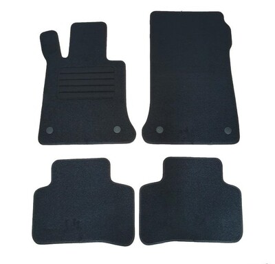 Covorase Mocheta pentru MERCEDES GLK W204 2008-2014 4 Bucati Negru