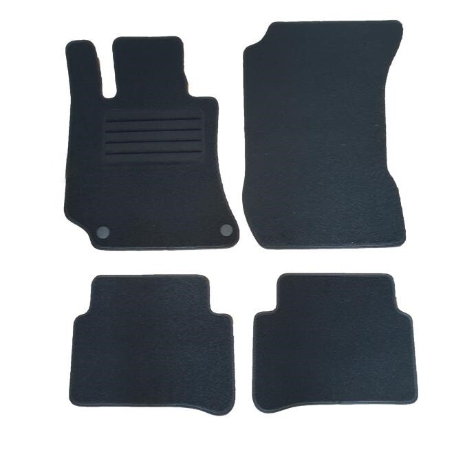 Covorase Mocheta pentru MERCEDES E-Klasse W212 2009-2016 4 Bucati Negru