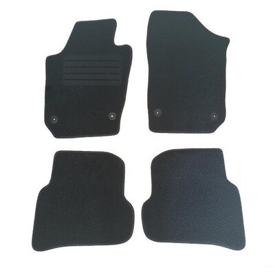 Covorase Mocheta pentru SEAT IBIZA V 2008-2017 4 Bucati Negru