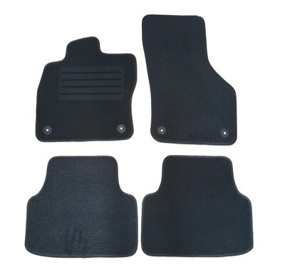 Covorase Mocheta pentru SKODA OCTAVIA  3 2013+ 4 Bucati Negru