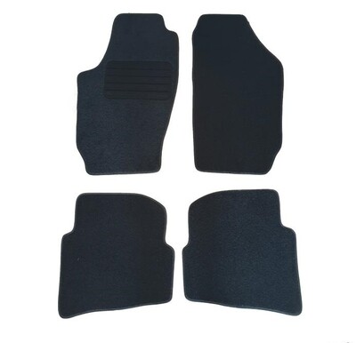 Covorase Mocheta pentru SKODA FABIA 1 2000-2007 4 Bucati Negru