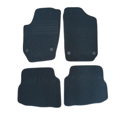 Covorase Mocheta pentru Volkswagen Polo 4 2001-2003 4 Bucati Negru