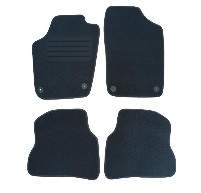 Covorase Mocheta pentru Volkswagen Polo 5 2009-2017 4 Bucati Negru