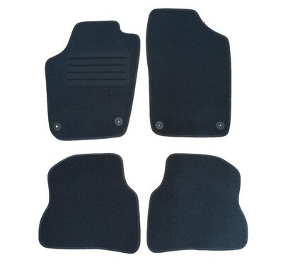 Covorase Mocheta pentru Volkswagen Polo 5 2009-2017 4 Bucati Negru