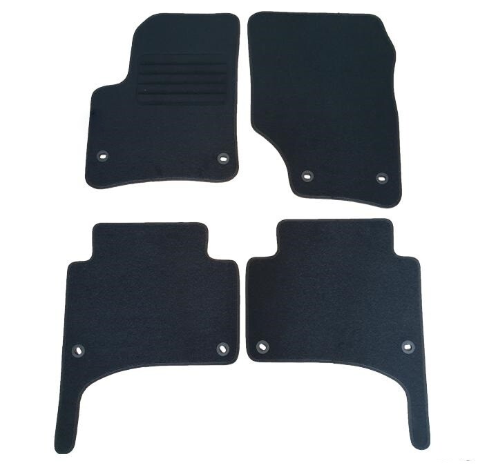 Covorase Mocheta pentru Volkswagen 1 Touareg 2002-2010 4 Bucati Negru