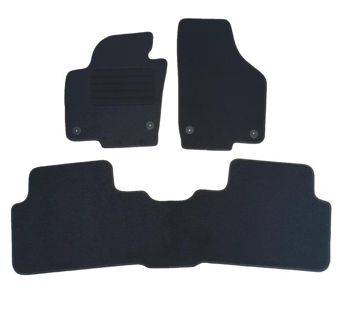 Covorase Mocheta pentru Volkswagen Sharan 5 Locuri 2010+ 4 Bucati Negru