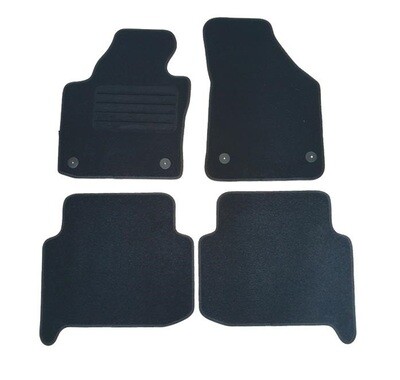 Covorase Mocheta pentru Volkswagen Touran 5 Locuri 2005-2010 4 Bucati Negru