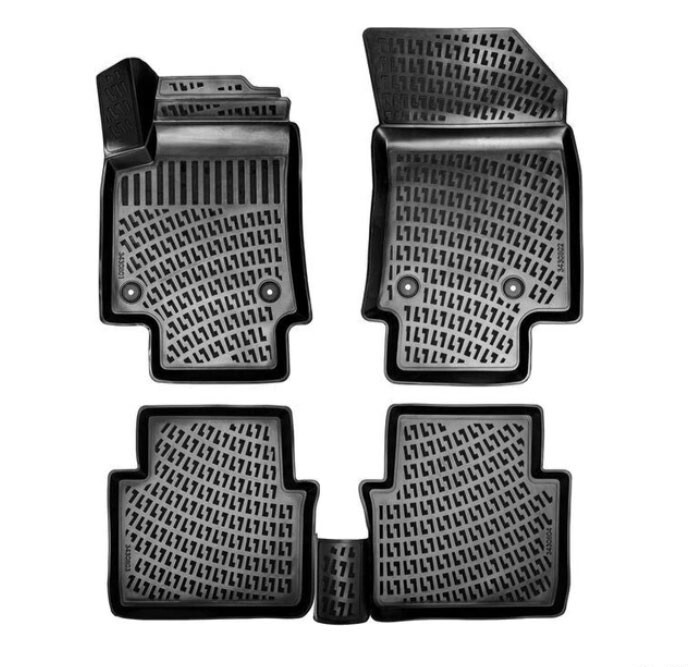 JEEP CHEEROKE KL 2019+ Negru Covorase Cauciuc 4 Bucati 3D