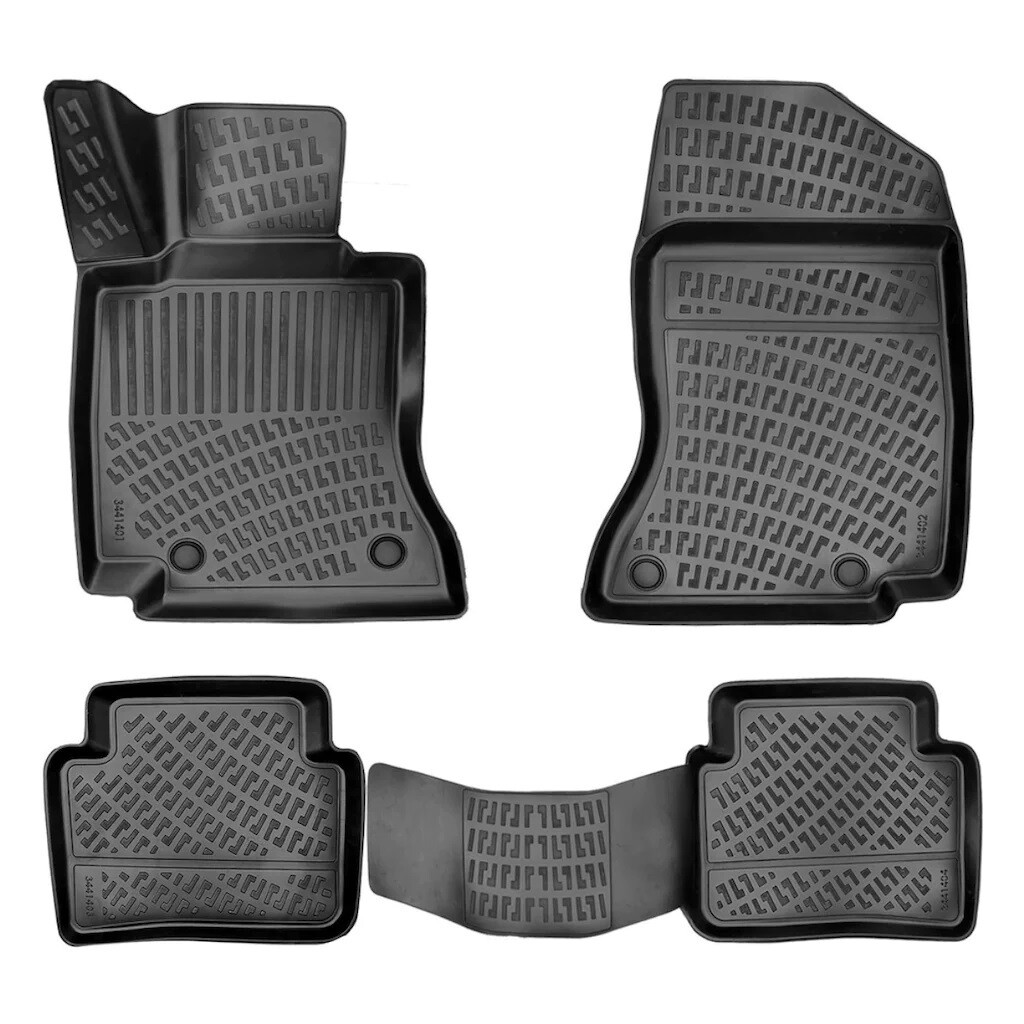 MERCEDES C-class W206 2021+ Covorase Cauciuc pentru Negru 4 Bucati 3D