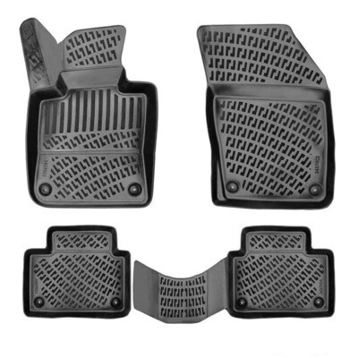 VOLVO V60 2018+ Negru Covorase Cauciuc 4 Bucati 3D