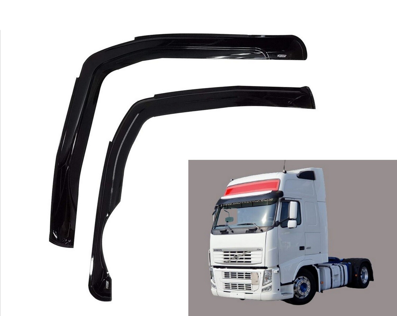 Paravanturi Deflectoare Aparatori vant VOLVO FH-FS (1994-2015) Camioane