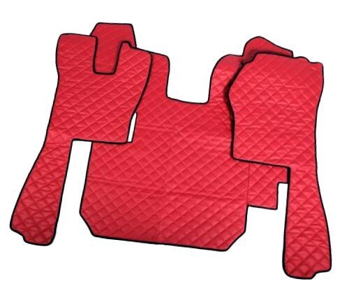 Covorase Pentru SCANIA R 2005-2013 Rosu Piele Camioane Manual
