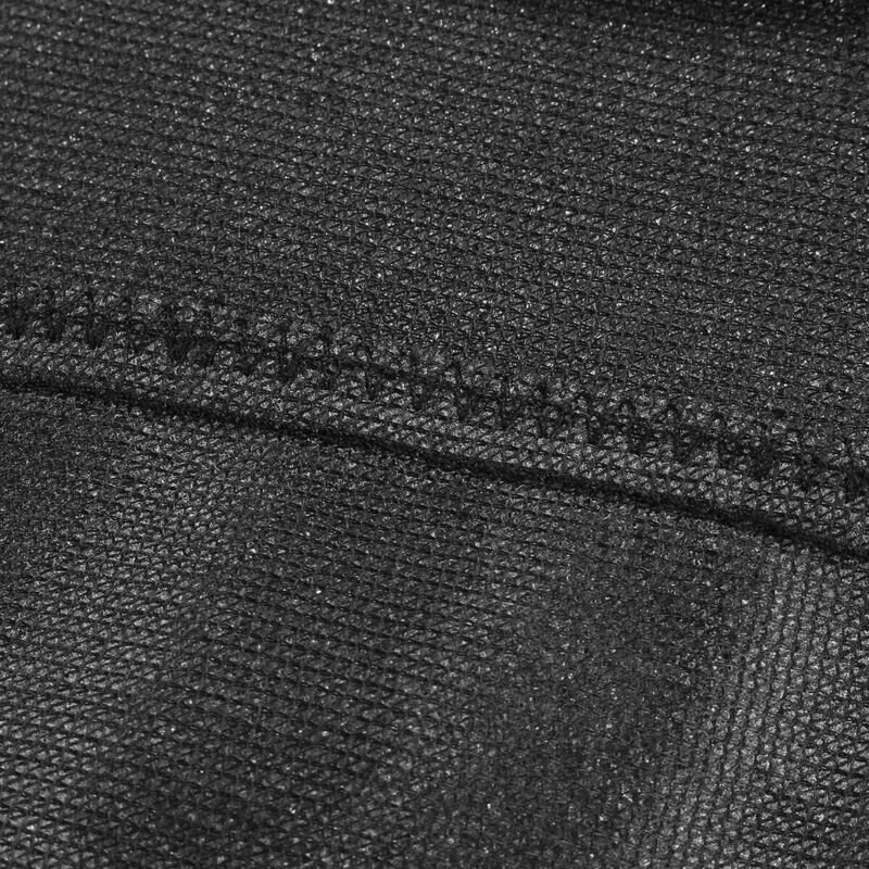​2+1 Huse Scaune Universal pentru Microbuze Negru  Textile Piele cu Suport Lombar