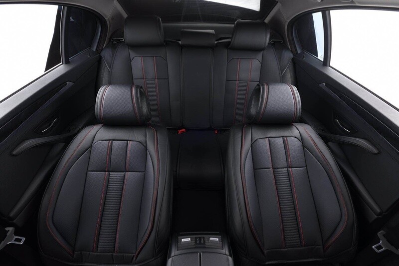 Huse Scaune pentru Masini Auto Universal Nergu Nergu Rosu Lux PU Piele