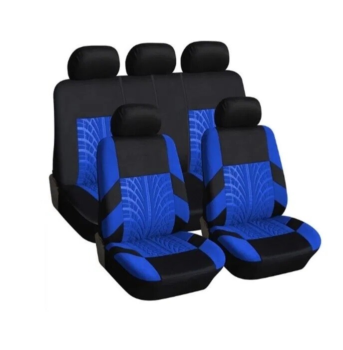 Huse Scaune pentru Masini Auto Universal Nergu Albastru Lux  Textil