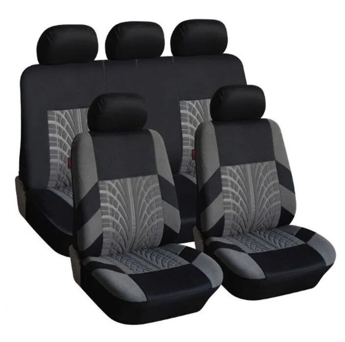 Huse Scaune pentru Masini Auto Universal Nergu Gri Lux  Textil