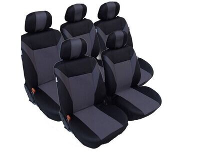 Huse Scaune 5 Locuri pentru VW Touran, Sharan, Ford Galaxy, Citroen C8, Peugeot 307SW, Citroen C4 Grand Picasso, Peugeot 806, 807 Masini Auto Universal Nergu Lux Textil Set Complet