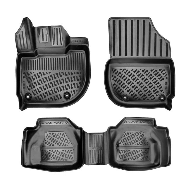 HONDA JAZZ 2020+ Negru Covorase Cauciuc 4 Bucati 3D