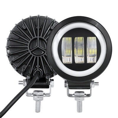 LED Moto Lumini Proiector Runda 12V-80V 60W pentru Motocicletă Camion Masina