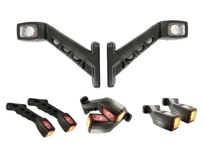 2 x LED Lumini Lampi Gabarit Laterali,lumini de marcaj indicator remorcă camion 12V 24V
