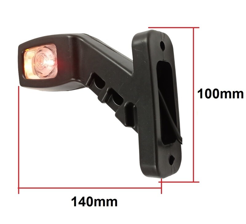 2 x LED Lumini Lampi Gabarit Laterali,lumini de marcaj indicator remorcă camion 12V 24V