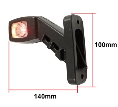 2 x LED Lumini Lampi Gabarit Laterali,lumini de marcaj indicator remorcă camion 12V 24V