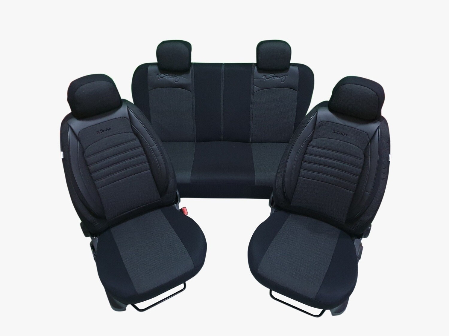 Huse Scaune pentru Masini Auto Universal Nergu Lux PU Piele Textil Set Complet