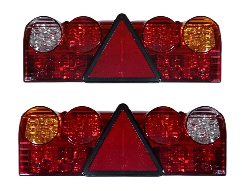 2 x LED Lampi Spate Remorca Camion Dreapta Stanga Schmitz Europoint 2 Cargo E4 12V 24V