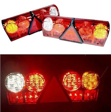 2 x LED Lampi Spate Remorca Camion Dreapta Stanga Schmitz Europoint 2 Cargo E4 12V 24V