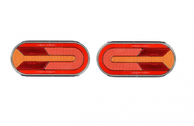 2 x LED Stopuri Lampa Lumini pentru Camion Remorca 4 functii 12v 24v