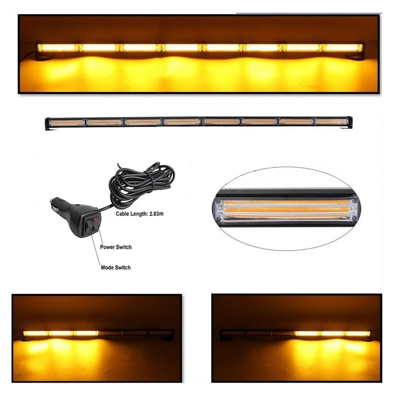 160W COB LED BAR Lumină Lampa Stroboscopică  de Avertizare Intermitent Urgenta 12-30V
Auto Camion