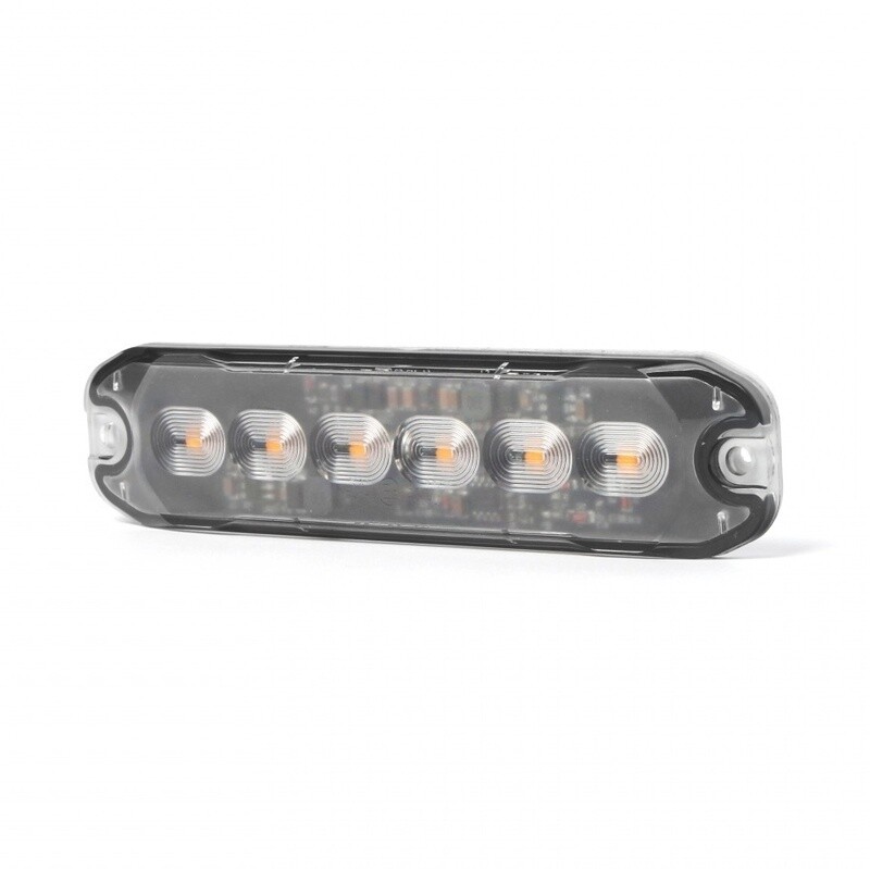 6 Led 12v 24v Lumină de Stroboscopica Girofar Avertizare Subtire 10W