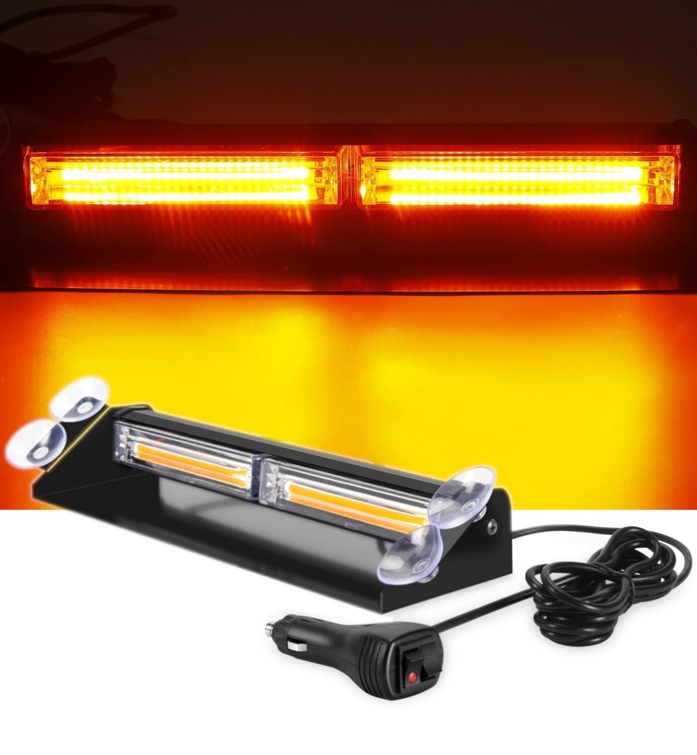40W COB LED BAR Lumină de Stroboscopica Girofar Avertizare Rezista 12V 24V