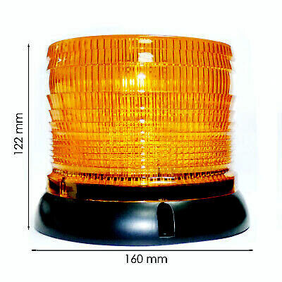32 LED Lumină de avertizare Stroboscopica Lampa Girofar Intermitentă Magnetica 160mm 12V
