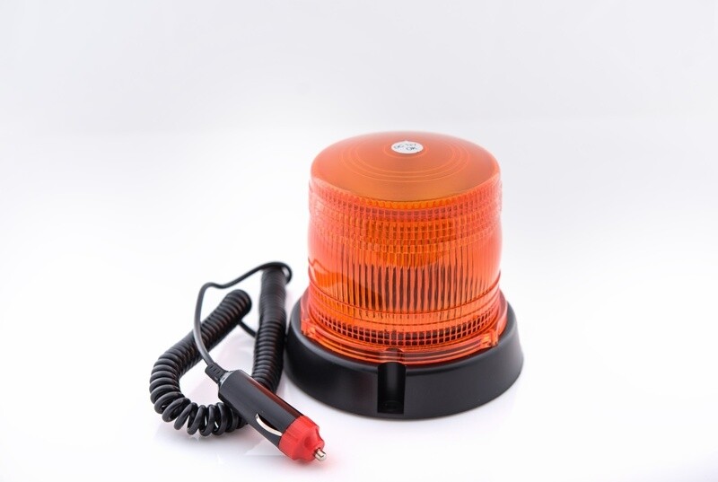 10 LED Lumină de avertizare Stroboscopica Lampa Girofar Intermitentă Magnetica 124mm 12V