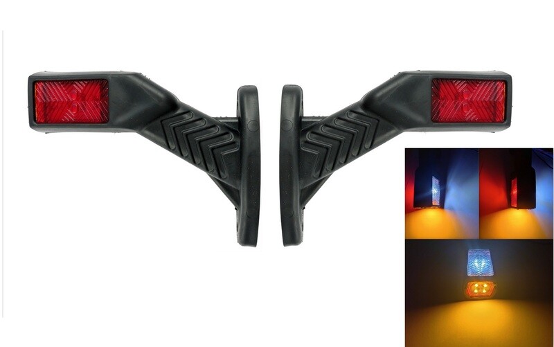2 x LED Lumini Lampi Gabarit Laterali,lumini de marcaj indicator remorcă camion 12V 24V
