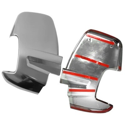 2 x Ford Transit 2014+ Capace pentru Oglinzi Set Stanga Dreapta Cromat  Microbuze