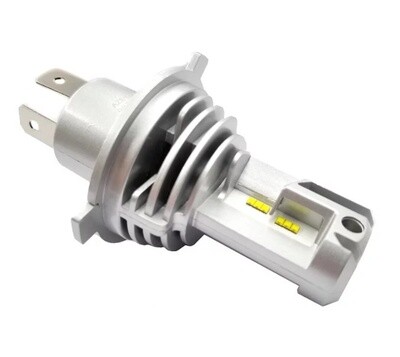 2 x Led H4 Mini Lumini Lampa Faruri Becuri Auto Camoin Moto Hi/Low Beam 50W 5000lm 6500K 12V 24V