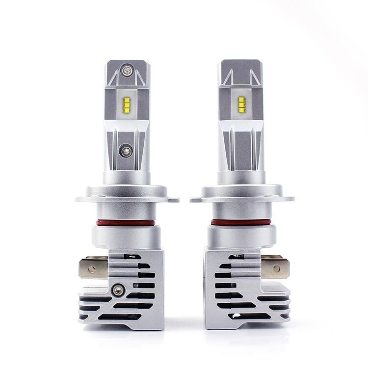 2 x Led H7 Mini Lumini Lampa Faruri Becuri Auto Camoin Moto Hi/Low Beam 50W 5000lm 6500K 12V 24V