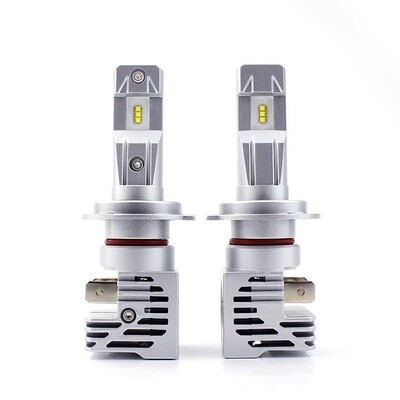2 x Led H7 Mini Lumini Lampa Faruri Becuri Auto Camoin Moto Hi/Low Beam 50W 5000lm 6500K 12V 24V
