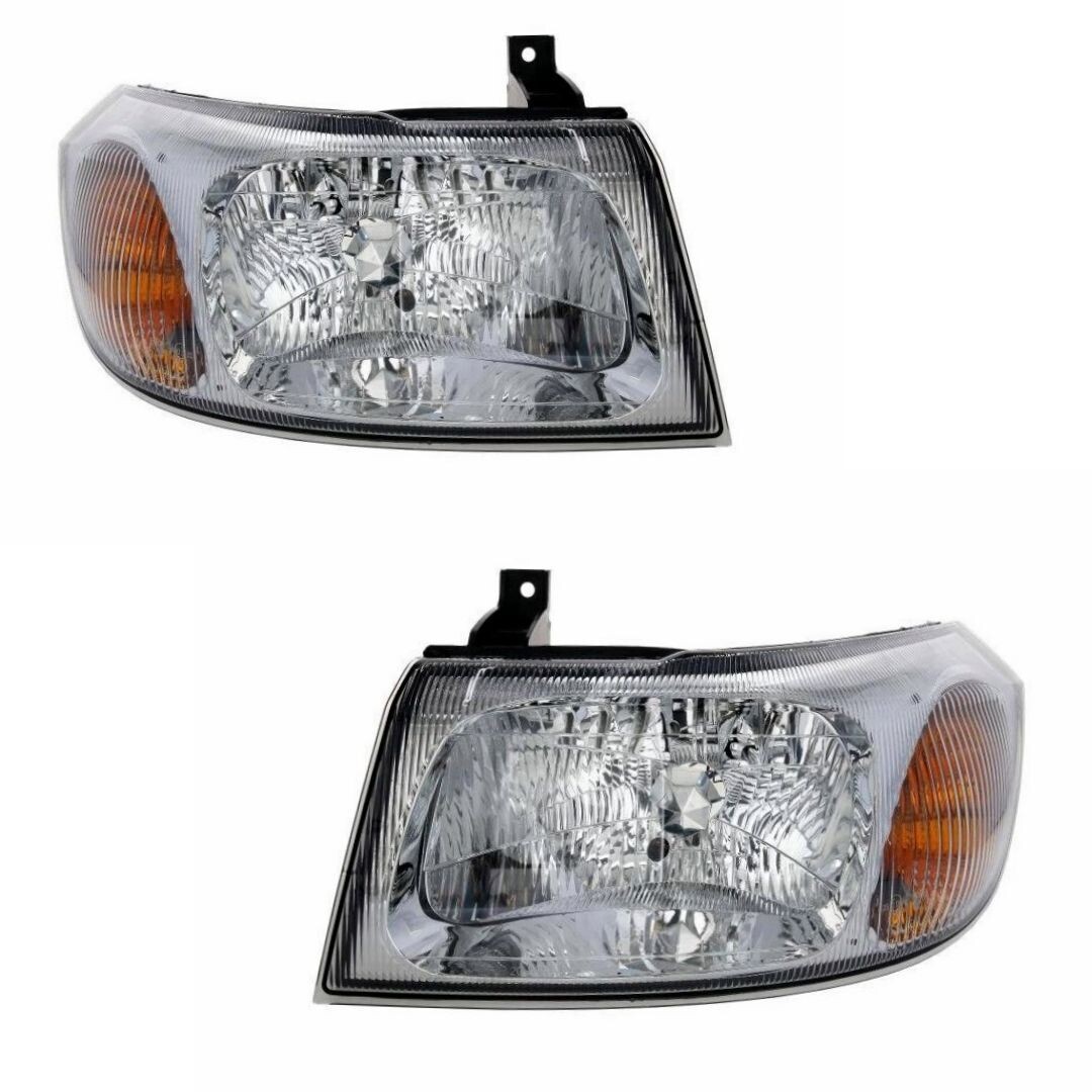 2 x Ford Transit 2000-2006 V184 Faruri Microbuze Dreapta Stanga Lampa
